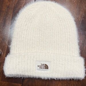 The North Face Cream Knit Beanie